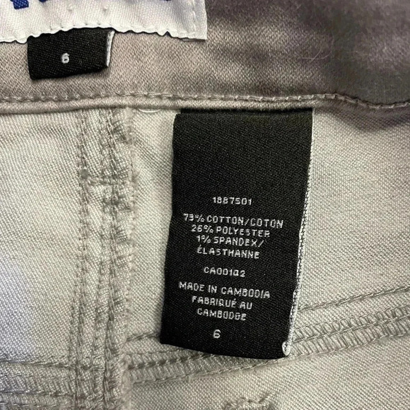 Nygard Skinny Crop Grey Size 6 - Picture 10 of 10